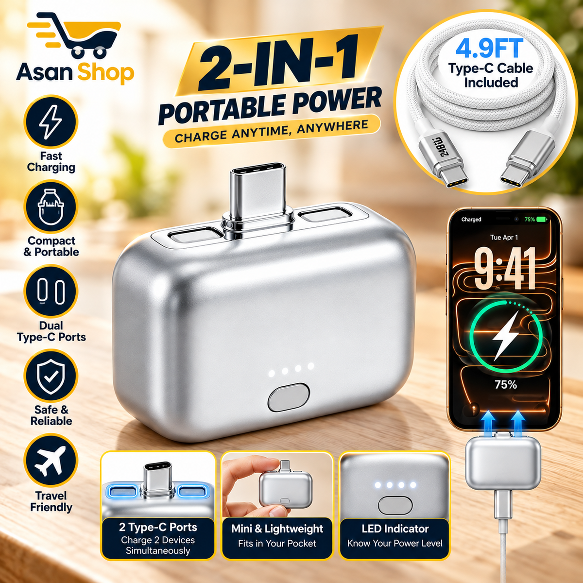 Physical Disconnect Charger